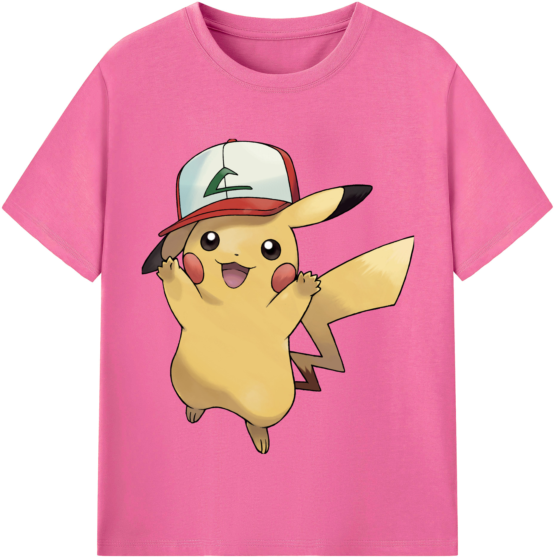 （画像用） ポケットモンスター Pokémon レディースカジュアルプリントTシャツ（綿100％）